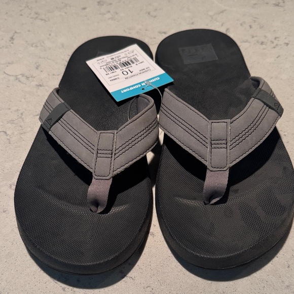 Reef Other - Men's Gray and Black Comfort Flip Flops
